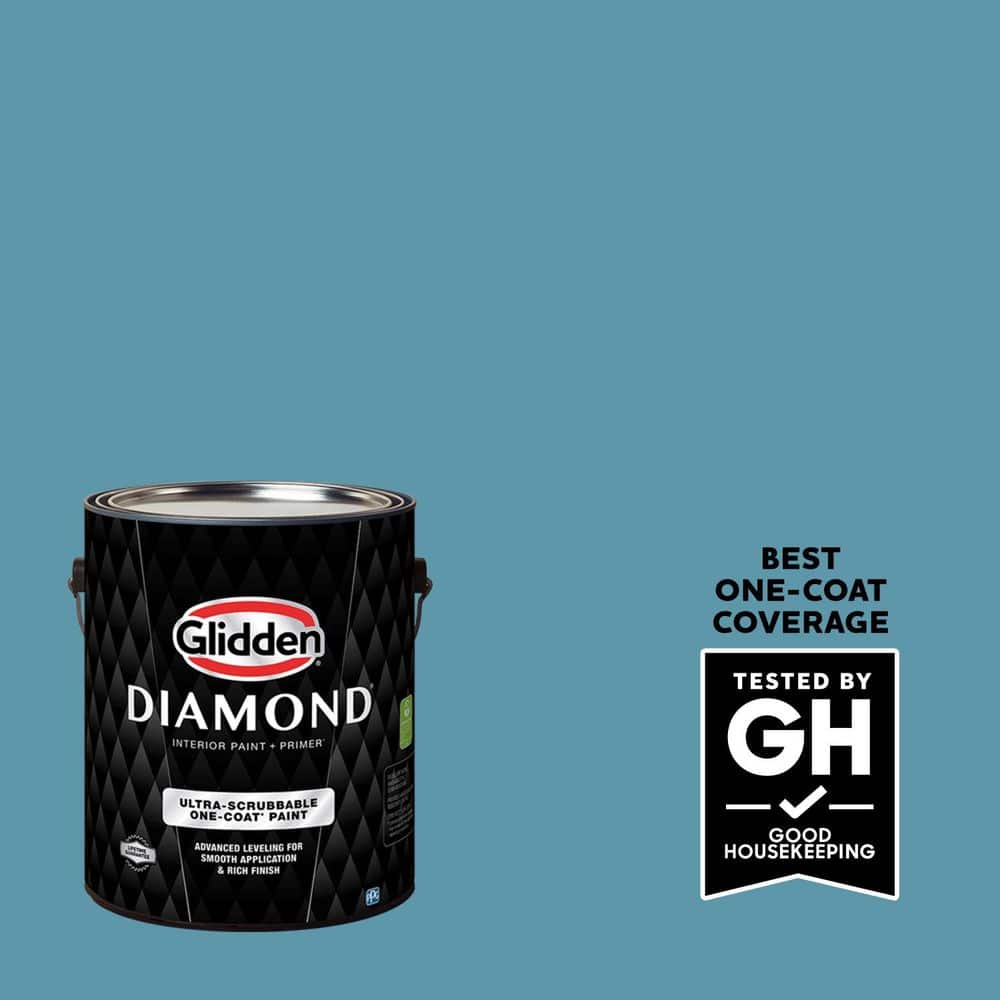 1 gal. Aqua Blue PPG1151-5 Satin Interior Paint with Primer price history on PriceWatchPro
