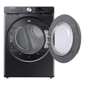 7.5 cu.ft. vented Smart Electric Dryer with Sensor Dry in Brushed Black