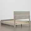 Rear perspective view of the Spruce & Spring Talia Gray Wood Frame Queen Platform Bed