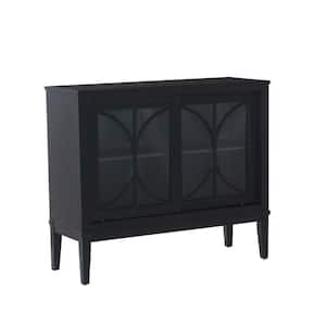Malmun Midnight Blue 36 in. H Accent Storage Cabinet
