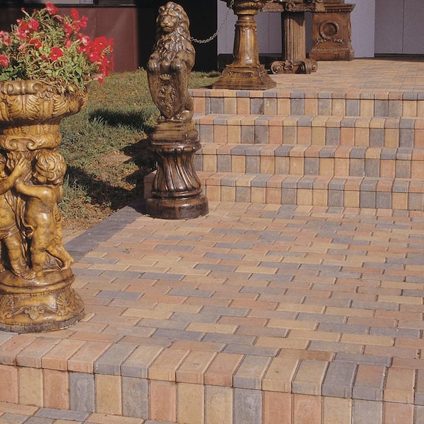 Holland 7.75 in. x 4 in. x 1.75 in. Old Town Blend Concrete Paver