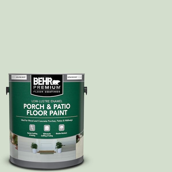 BEHR PREMIUM 1 gal. #440E-2 Herbal Mist Low-Lustre Enamel Interior/Exterior Porch and Patio Floor Paint