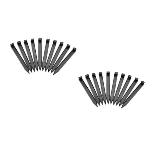 10 in. Black Nylon Anchoring Stake (20-Count)