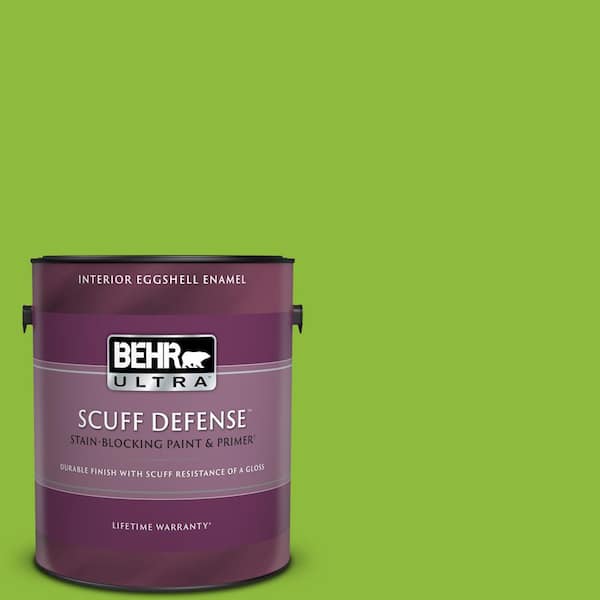 BEHR ULTRA 1 gal. #S-G-420 Limeade Extra Durable Eggshell Enamel Interior Paint & Primer