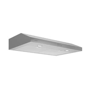 Slim S2C 30 in. Ducted Under Cabinet Range Hood with LED in Stainless Steel