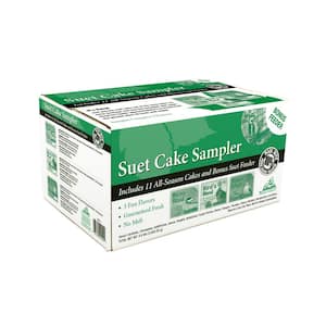 Suet Cake Sampler Pack with Cage