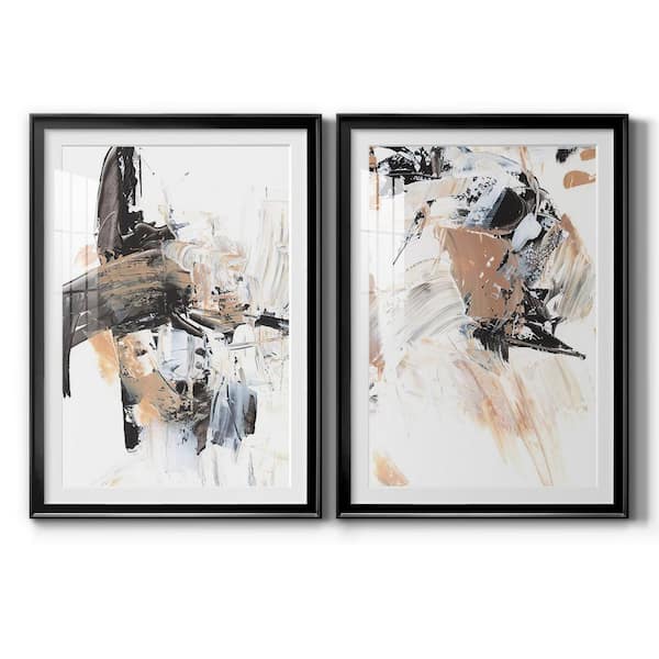 Wexford Home "Ruckus I" by Wexford Homes 2 Pieces Framed Abstract Paper Art Print 22.5 in. x 30.5 in.