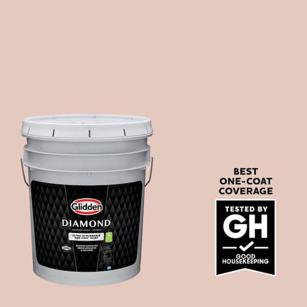 Glidden Diamond 5 Gal. PPG1068-3 Sultan Sand Flat Interior Paint with Primer