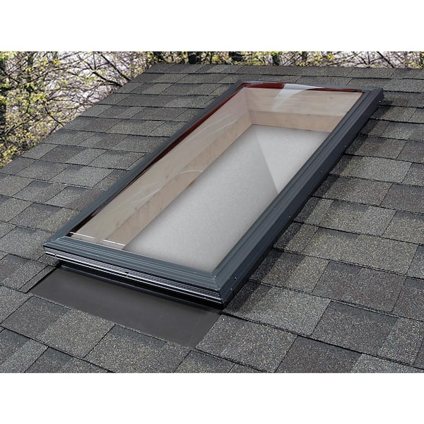 SUN-TEK 14-1/2 in. x 30-1/2 in. Miami-Dade Impact Fixed Curb Mount