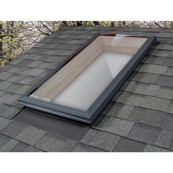 14-1/2 in. x 30-1/2 in. Miami-Dade Impact Fixed Curb Mount Polycarbonate Skylight