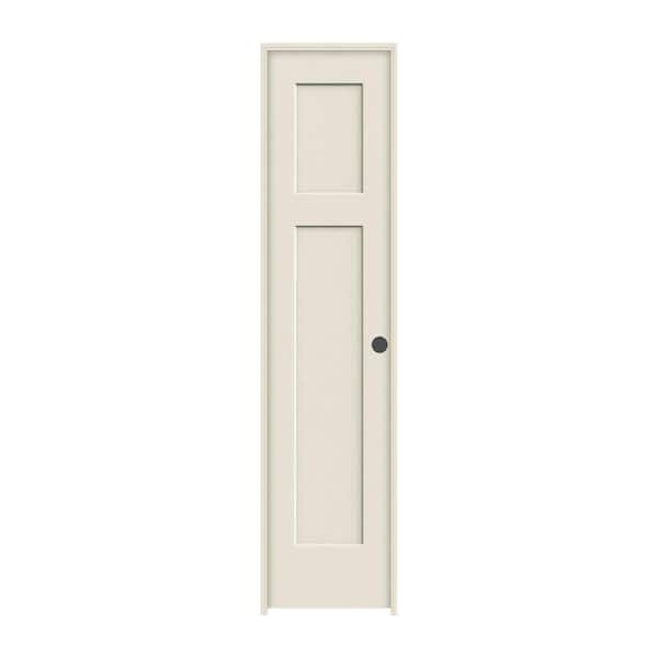 JELD-WEN 18 in. x 80 in. Craftsman Smooth Primed Left-Handed Molded Composite Single Prehung Interior Door