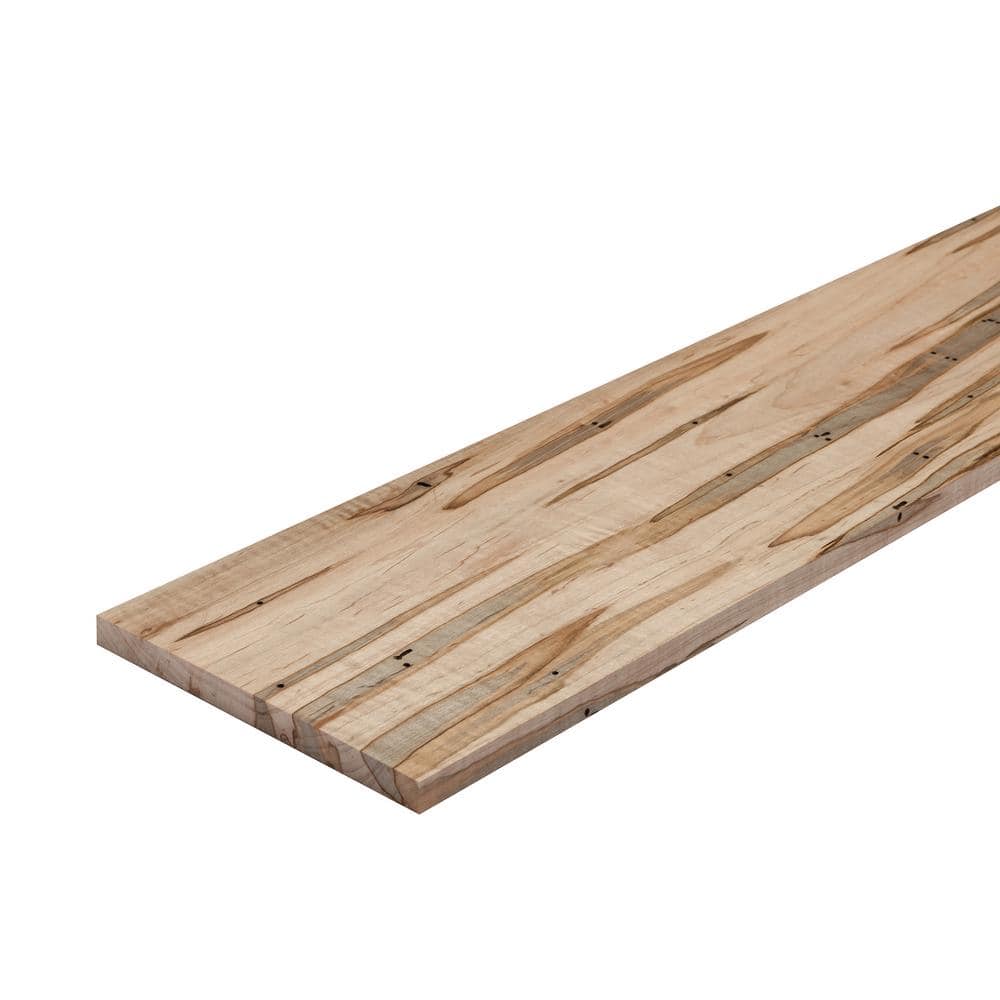 8-Foot Unfinished Ambrosia Maple Wood Board