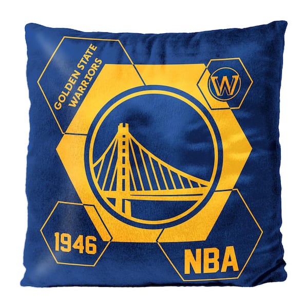 THE NORTHWEST GROUP NBA Warriors Connector Velvet Reverse Pillow