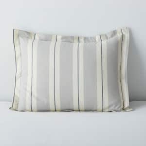 Wide Stripe Yarn Dyed 200-Thread Count Cotton Percale Sham