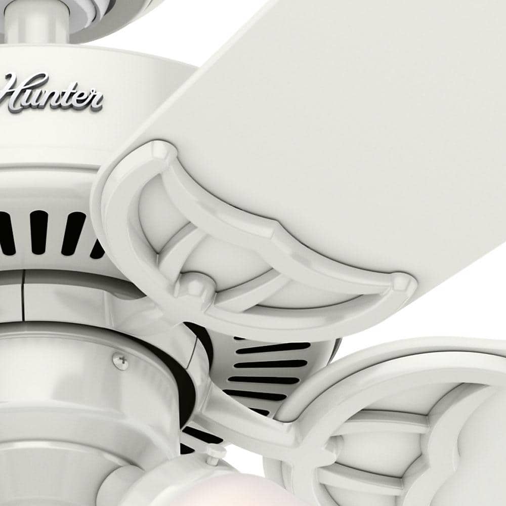 WhisperWind Classic 42" Ceiling Fan with White Oak Blades and Lighting