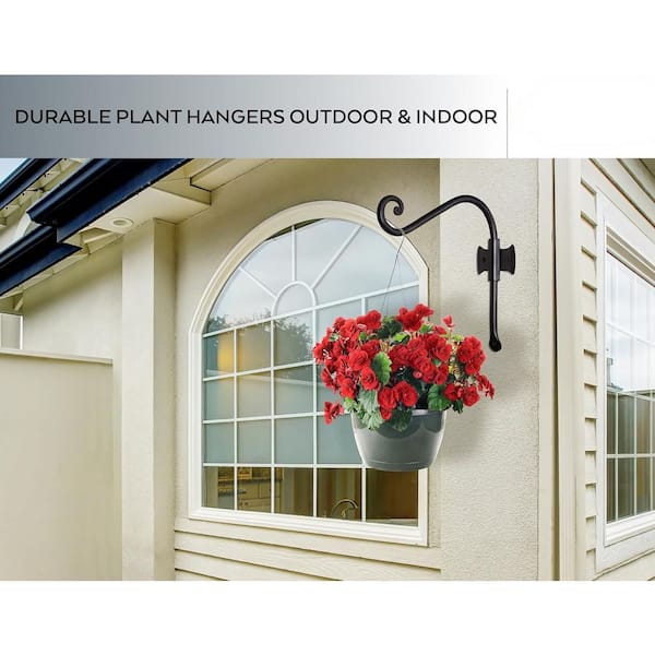 7.5 in. Plant Hangers Heavy Duty Wall Bracket Hooks for Hanging