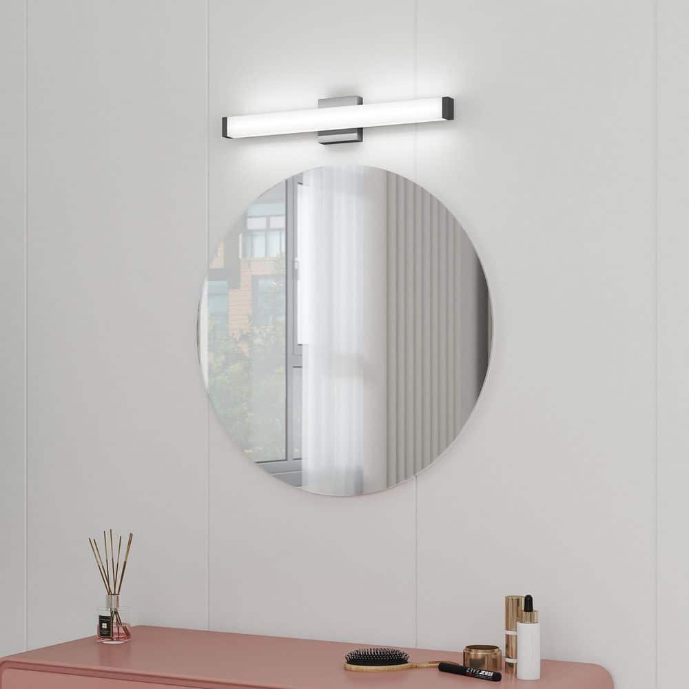 25 in. Modern 1 Light Black Vanity Light with Metal price history on PriceWatchPro