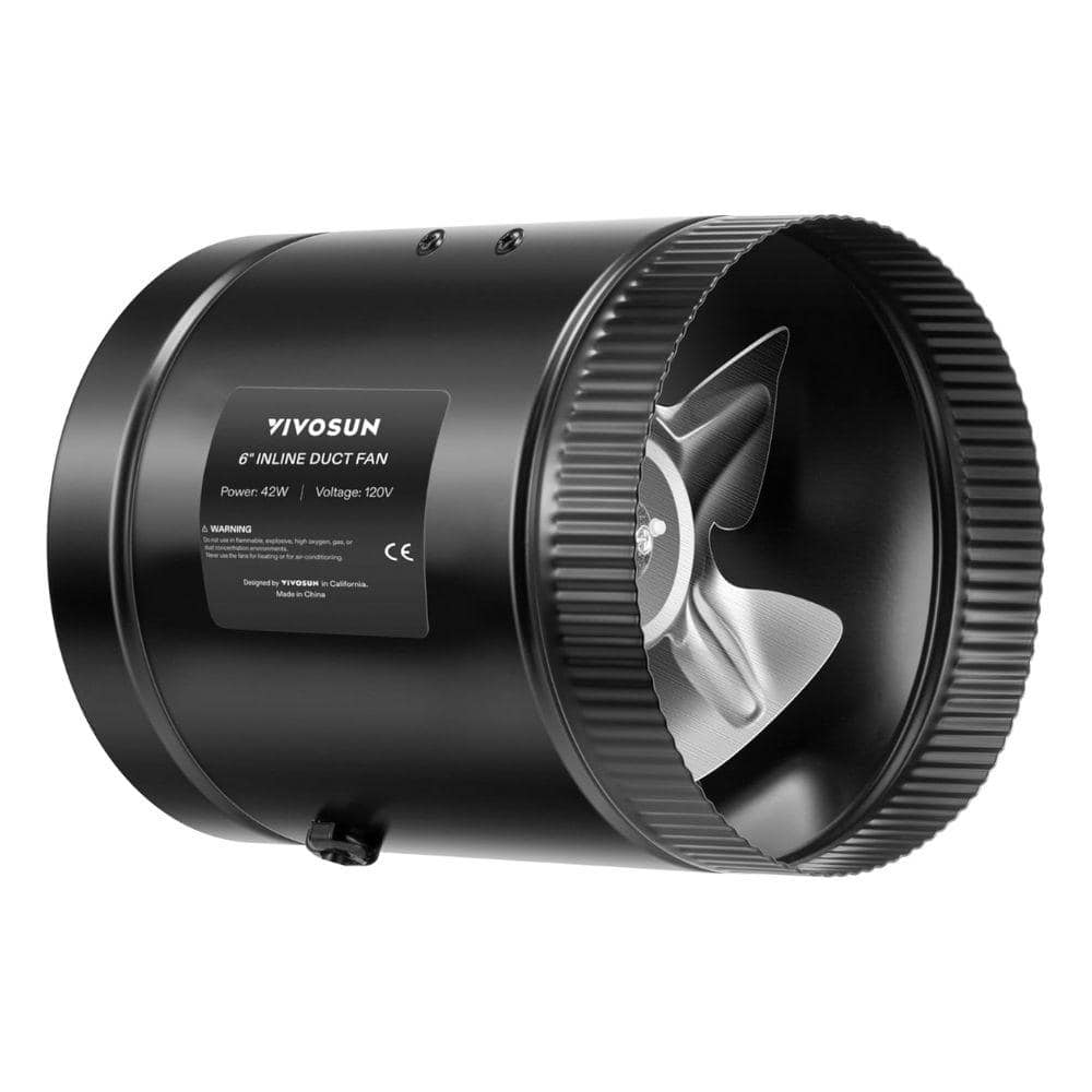 Lukyamzn 6 in. Line Booster Duct Fan 240 CFM AC Exhaust