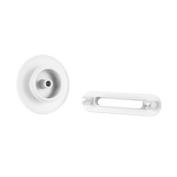1.18 in. x 2.75 in. x 2.75 in. Tub Trim Kit in White