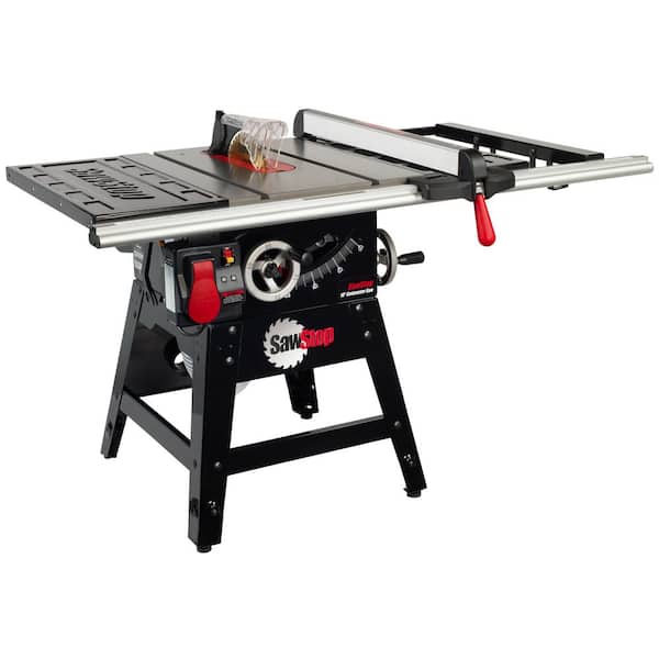 SawStop Assembly 1.75 HP Contractor Saw with 30 in. Aluminum Extrusion Fence and Rail Kit