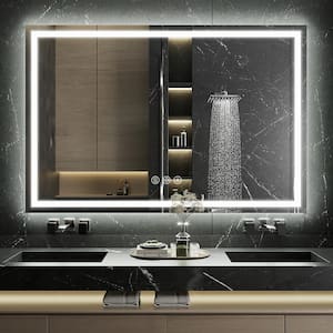 47.6 in. W x 31.5 in. H LED Frameless Bathroom Vanity Mirror Wall Mirror