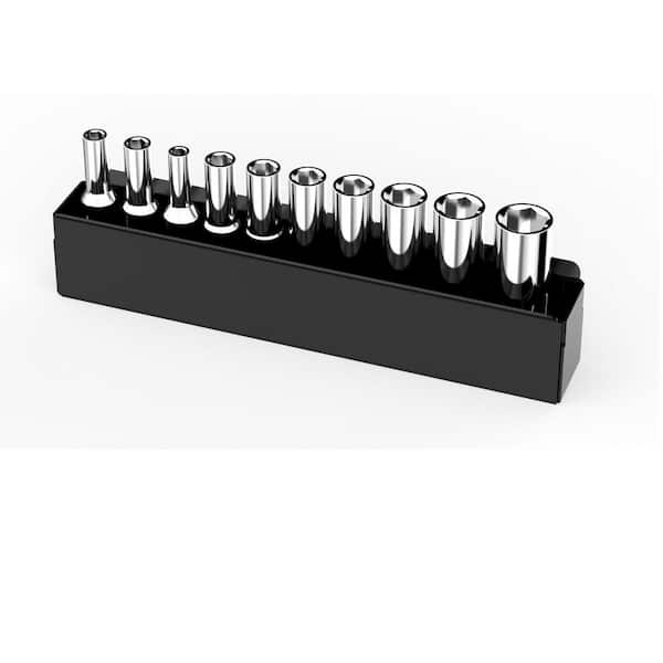 6.8 in. W Magnetic 1/4 in. Drive Deep Socket Tray