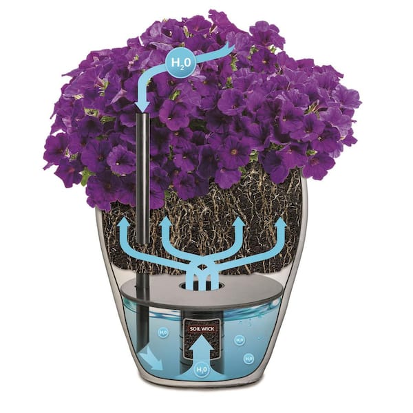 PoPo、ねろす、みすて PROVEN WINNERS AquaPots Lite Round Self-Watering Plastic Insert
