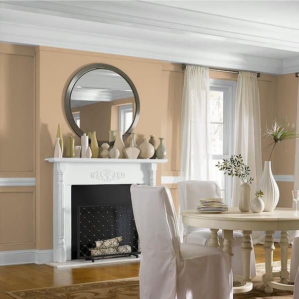 BEHR 1 qt. #N280-4 Perfect Tan Interior Chalk Finish Paint 710004 - The  Home Depot