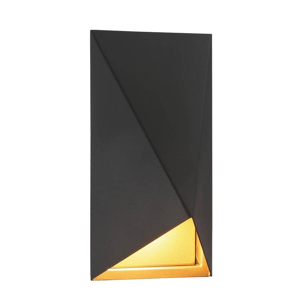 Peekaboo Black Outdoor Hardwired Wall Lantern Sconce with LED Bulb Included price history on PriceWatchPro