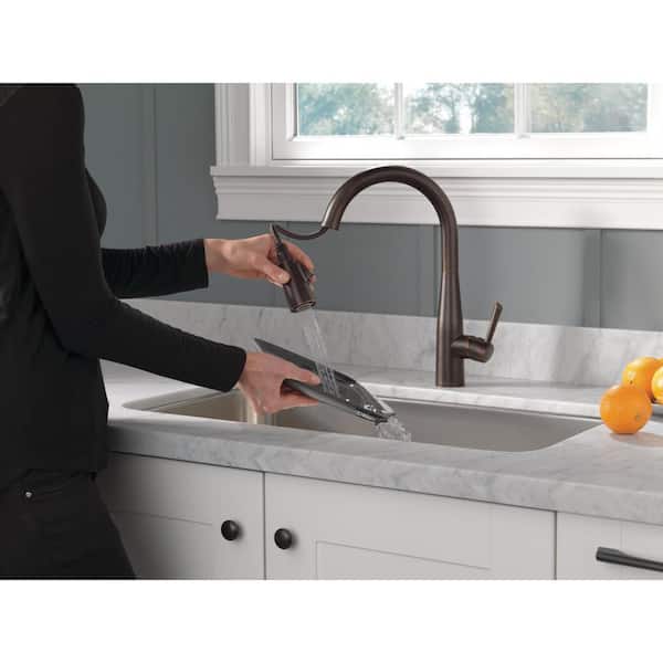 Essa Single-Handle Pull-Down Sprayer Kitchen Faucet with MagnaTite Docking in Venetian Bronze