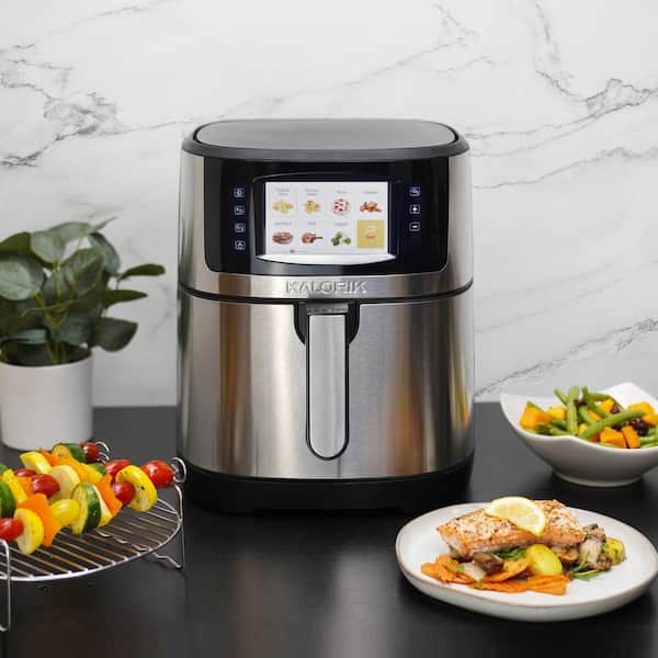 KALORIK VIVID 7 qt. Stainless Steel Air Fryer with Full Color Display FT  52333 SS - The Home Depot