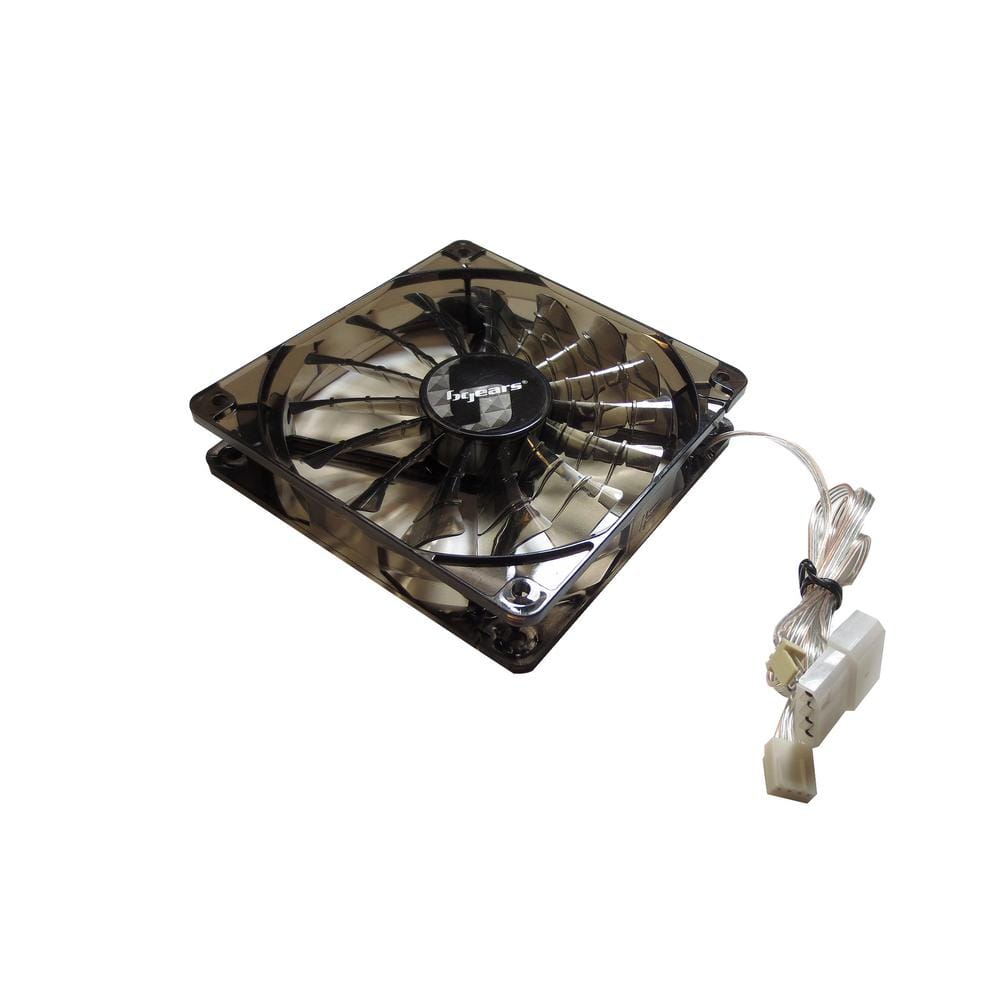 Bgears 140 mm Black 2-Ball Bearing PWM 12-Volt DC Fan in Black b-PWM 140mm  Black - The Home Depot