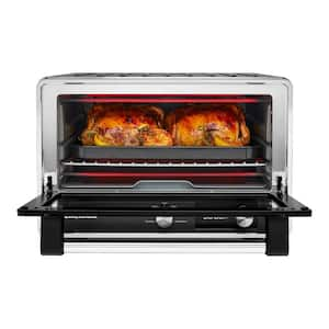 Matte Black Digital Countertop Oven