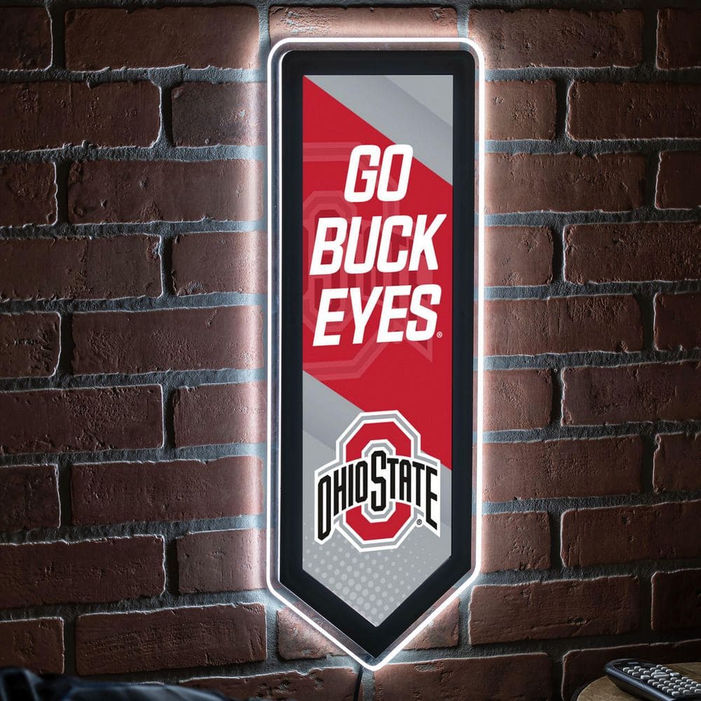 Ohio State University Pennant 9 in. x 23 in. Plug-in LED Lighted Sign price history on PriceWatchPro