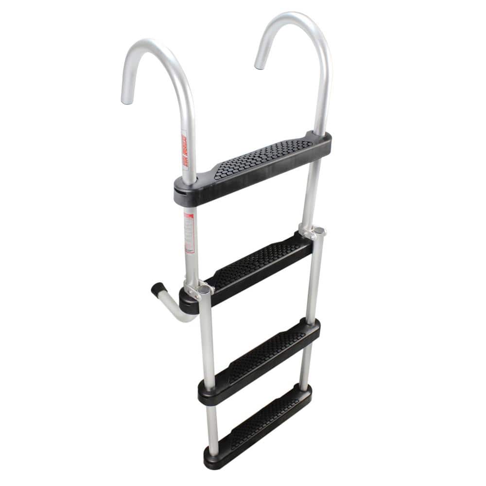 Extreme Max 3005.4086 4-Step Folding Pontoon Ladder