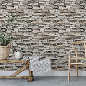 Grey Stone Multi Wallpaper Sample