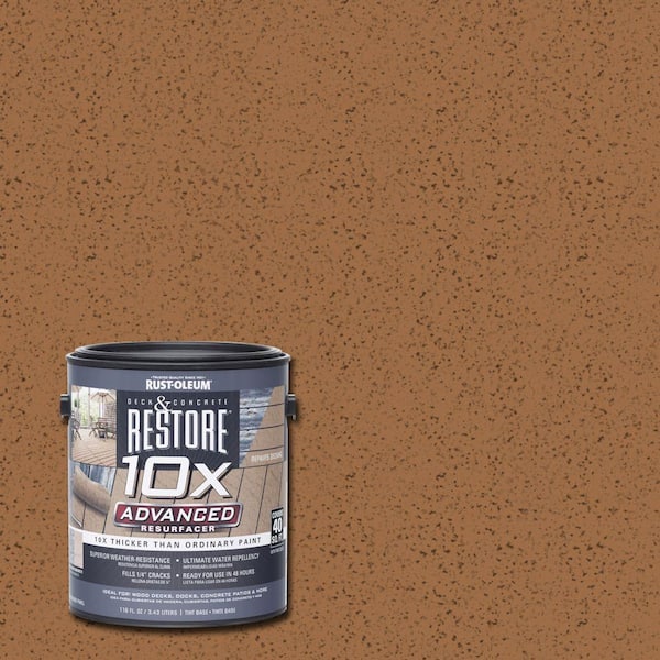 Rust-Oleum Restore 1 gal. 10X Advanced Saddle Deck and Concrete Resurfacer
