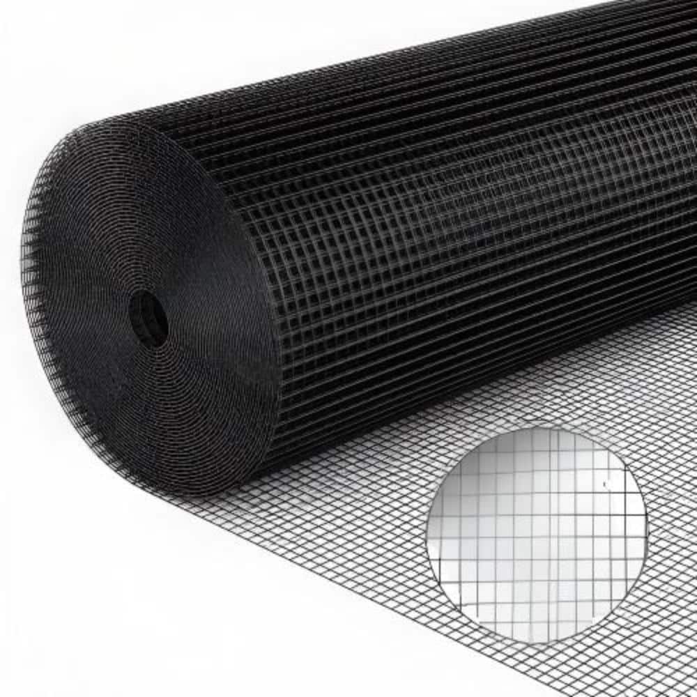 3 ft. x 100 ft. black metal mesh, 1/2-inch welded chicken wire roll, garden plant fencing in Black price history on PriceWatchPro