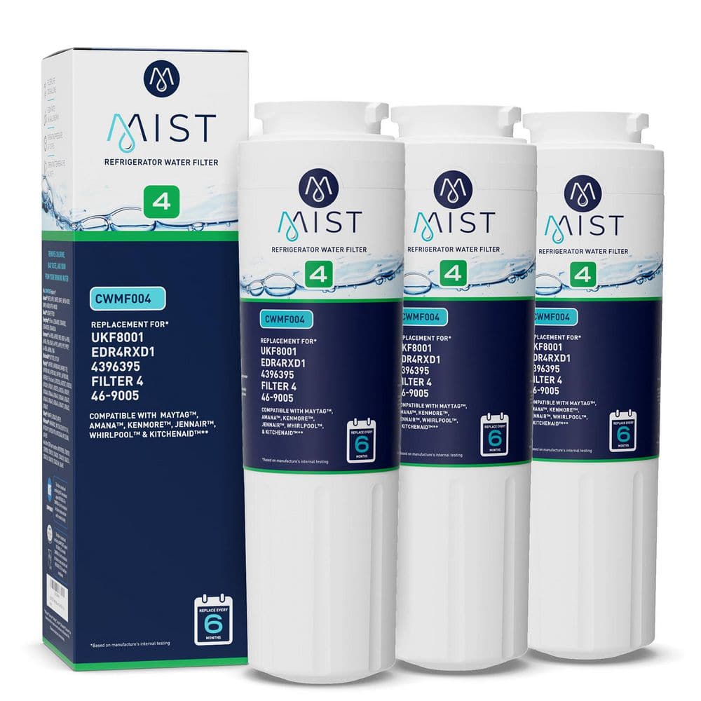 UKF8001 Compatible with Maytag Whirlpool 4396395 EDR4RXD1, Filter 4, Kenmore 46-9005, Refrigerator Water Filter (3-Pack) price history on PriceWatchPro