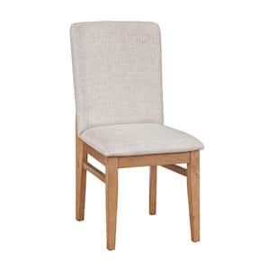 Olejo Natural Solid Wood Side Chair Set of 2