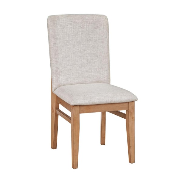 Alpine Furniture Olejo Natural Solid Wood Side Chair Set of 2