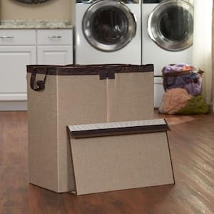 Collapsible Laundry Sorter in Tan