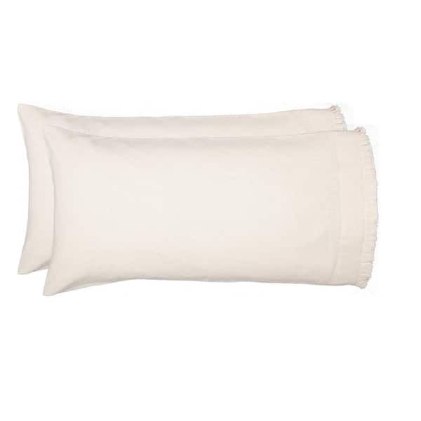VHC Brands Beckham King Pillow Case Set of 2 21x40