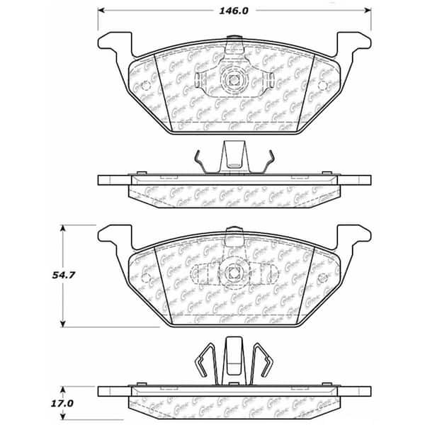 Centric Parts Disc Brake Pad Set