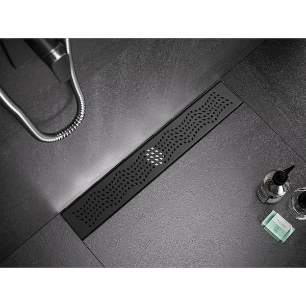 Floor Sleeve Cable Management, 2.5 X 0.5 Channel, 72 Long, Black