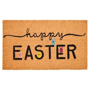 Happy Easter Peeps Doormat 17" x 29"