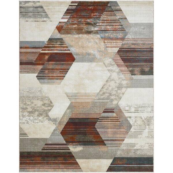 2 ft. x 10 ft. Multi-Colored Hayden Western Area Rug