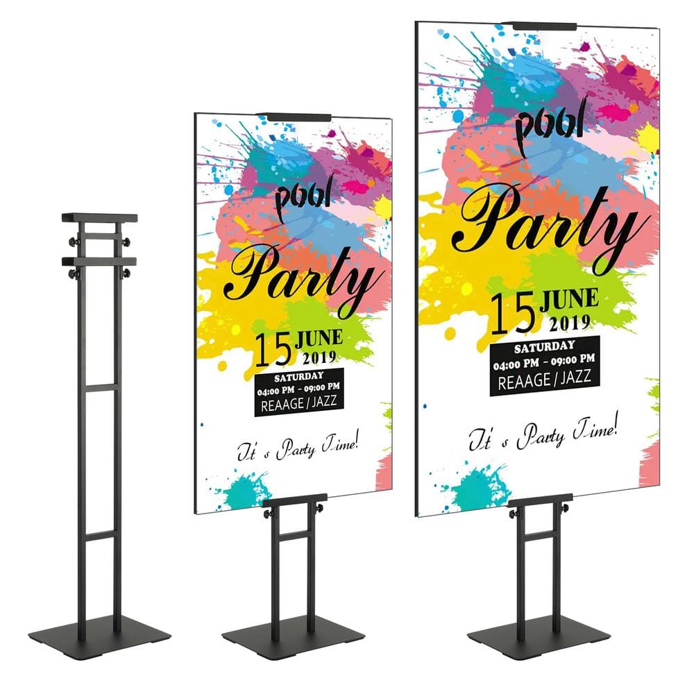 Poster Stand,Adjustable Height Up to 75 in. Double-Sided Heavy Duty Pedestal Sign, Floor Standing Sign Holder,25 Upgrade price history on PriceWatchPro