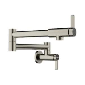 Culina II Wall Mounted Pot Filler in Satin Platinum