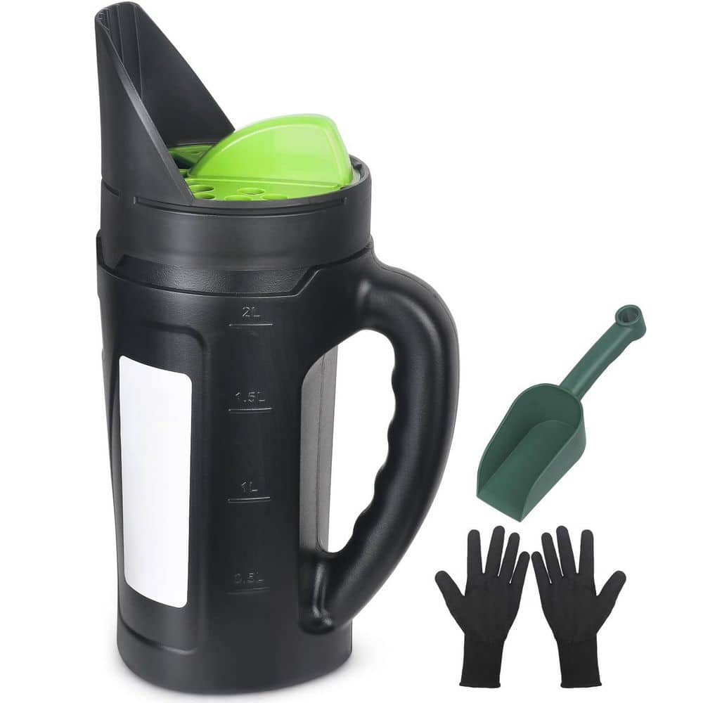5 lb. Plastic Handheld Spreader for Ice Melt, Grass Seed, Fertilizer Lawn and Garden with Multiple Adjustable Opening price history on PriceWatchPro